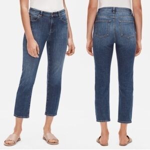 Eileen Fisher Organic Cotton Straight Leg Ankle
Jeans 6P​​